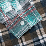 Flannel Shirt Ribbon Wide Shirt - Assorted