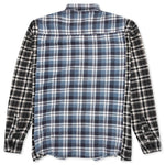 Flannel Shirt Ribbon Wide Shirt - Assorted