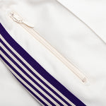 Narrow Track Pant Poly Smooth - Ice White