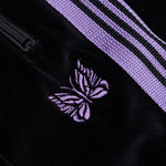 Velour Narrow Track Pant - Black