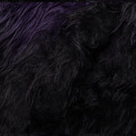 Pea Coat Acrylic Fur/Blurred Dot - Black