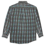 Ribbon Flannel Shirt - Grey/Green