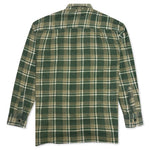 Ribbon Flannel Shirt - Olive/Cactus