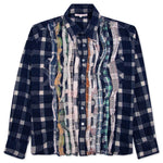 Ribbon Shirt - Navy/White