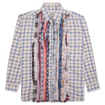 Ribbon Shirt - Off-White/Blue