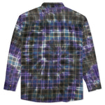 Ribbon Tie Dye Flannel Shirt - Assorted