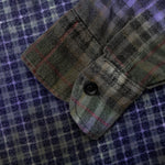 Ribbon Tie Dye Wide Flannel Shirt - Assorted