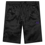String Cowboy Short Poly Slub Sateen - Black