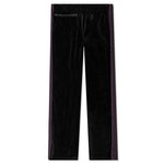 Velour Narrow Track Pant - Black FW21