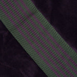 Velour Narrow Track Pant - Eggplant