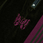 Velour Narrow Track Pant - Green