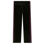 Velour Narrow Track Pant - Green