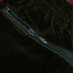 Velour Narrow Track Pant - Green