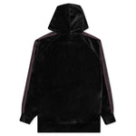 Velour Track Hoodie - Black