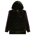 Velour Track Hoodie - Green