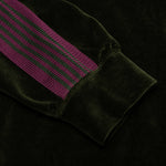 Velour Track Hoodie - Green