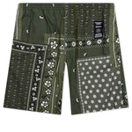 Bandana Chopped Short - Olive Drab