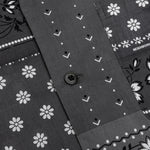 Bandana Chopped Shirt - Grey