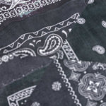 Bandana Chopped L/S E-Shirt - Black