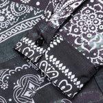 Bandana Chopped L/S E-Shirt - Black