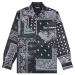 Bandana Chopped L/S E-Shirt - Black