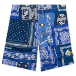 Bandana Shorts - Navy