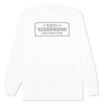 Bar & Shield L/S C-Tee - White