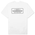 Bar & Shield S/S Tee - White