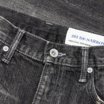 Block Savage DP Narrow 14OZ-PT Denim - Black