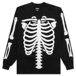 Bones L/S C-Tee - Black