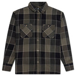 Nel Check / C-Shirt . LS - Khaki