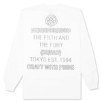 Tape L/S C-Tee - White