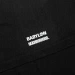 Neighborhood x Babylon Tee LS-2 - Black