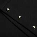 Star Print Board Shorts - Black