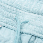 4G Cotton Towelling Bermuda Shorts - Sky Blue