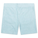 4G Cotton Towelling Bermuda Shorts - Sky Blue