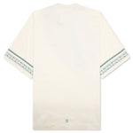 Floral Detail Cotton T-Shirt - Ivory