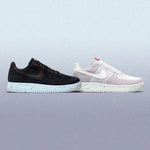 Air Force 1 Crater Flyknit - Wolf Grey/White