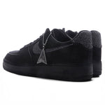 Nike x Ja Morant Air Force 1 Luxe Swarovski - Black/Metallic Silver/Cobalt Bliss