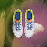 Air Force 1 LV8 (GS) - White/Multicolor/Medium Blue