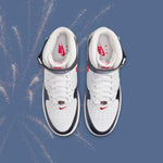 Air Force 1 Mid QS "Independence Day" - White/University Red/Midnight Navy