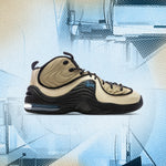 Air Penny 2 x Stussy - Rattan/Black/Limestone