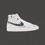 Blazer Mid '77 "Paint Splatter" - White/Black