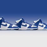 Dunk High (GS) - White/Game Royal