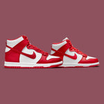 Dunk High (PS) - White/University Red