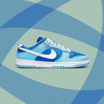 Dunk Low Retro 'Argon' - Flash/White/Argon Blue