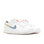 Dunk Low Multi-Color Paisley (GS) - White/Diffused Blue/White