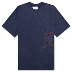 Fadeaway T-Shirt - Midnight Navy/Orange Blaze