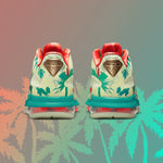 LeBron 9 Low "LeBronald Palmer" - White Lime/Bright Mango/New Green