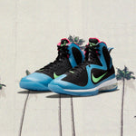 LeBron IX - Black/Lime Glow/Dutch Blue